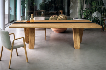 CANAL - Rectangular solid wood table by Riva 1920 - view 3